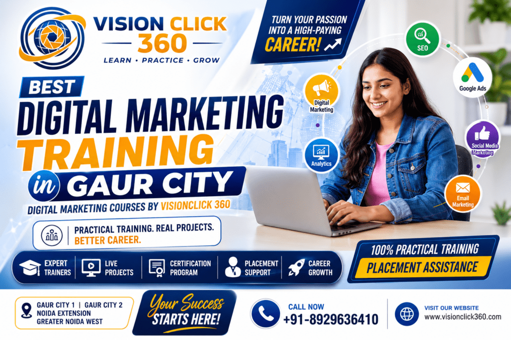 digital marketing courses by visionclick 360