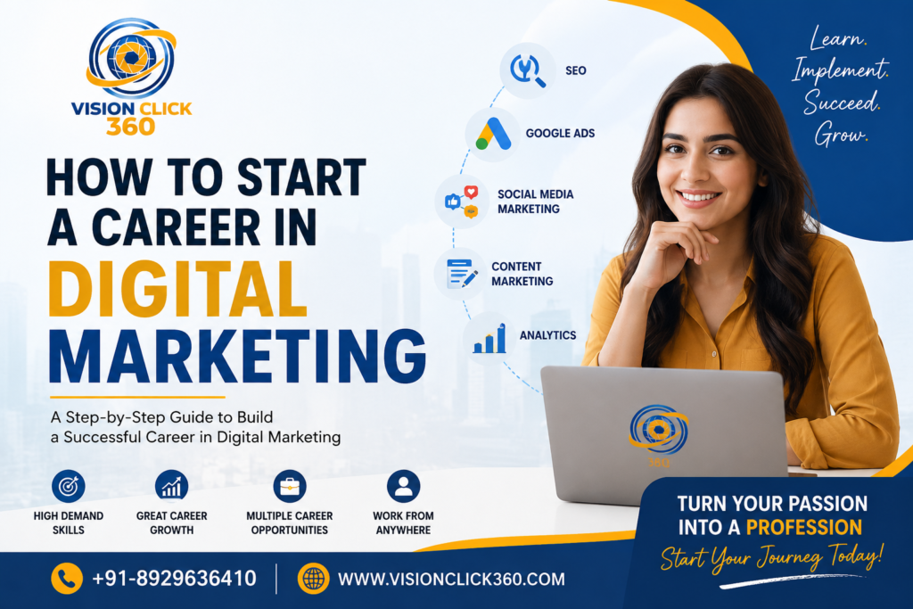 how to start a career in digital marketing