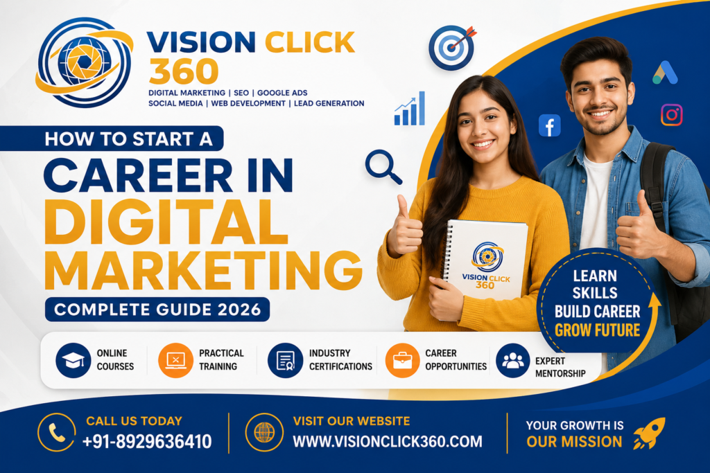 how to start a career in digital marketing