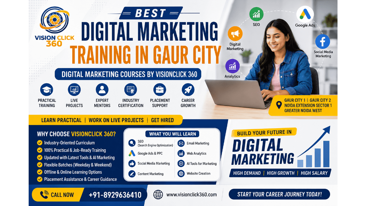 digital marketing courses by visionclick 360