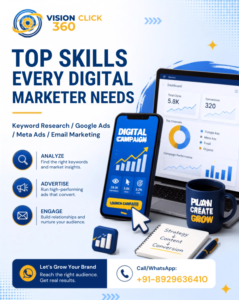 Skills Required for Digital Marketing