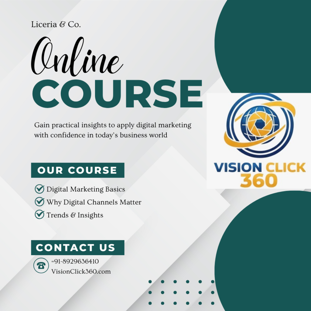 Digital Marketing Courses| By VisionClick360