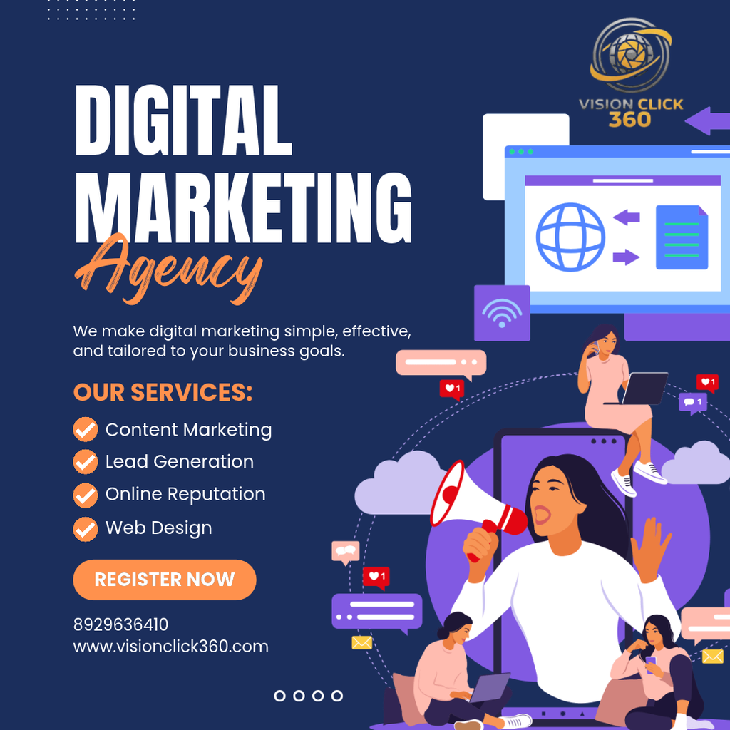 Google Digital Marketing Ghaziabad |VisionClick360