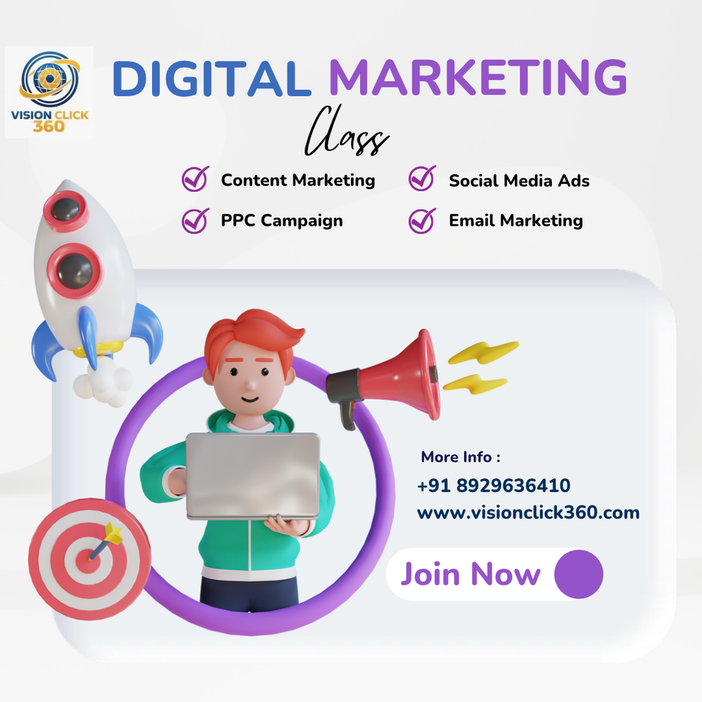 Digital Marketing Classes | VisionClick 360