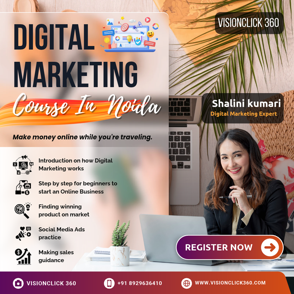 Digital Marketing Course in Noida | VisionClick 360